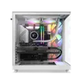 NZXT Player: Two Gaming Desktop - Intel Core i7-14700KF, NVIDIA GeForce RTX 4070 Ti Super, 32GB DDR5 RAM, 2TB NVMe SSD, White Mid-Tower with RGB Lighting